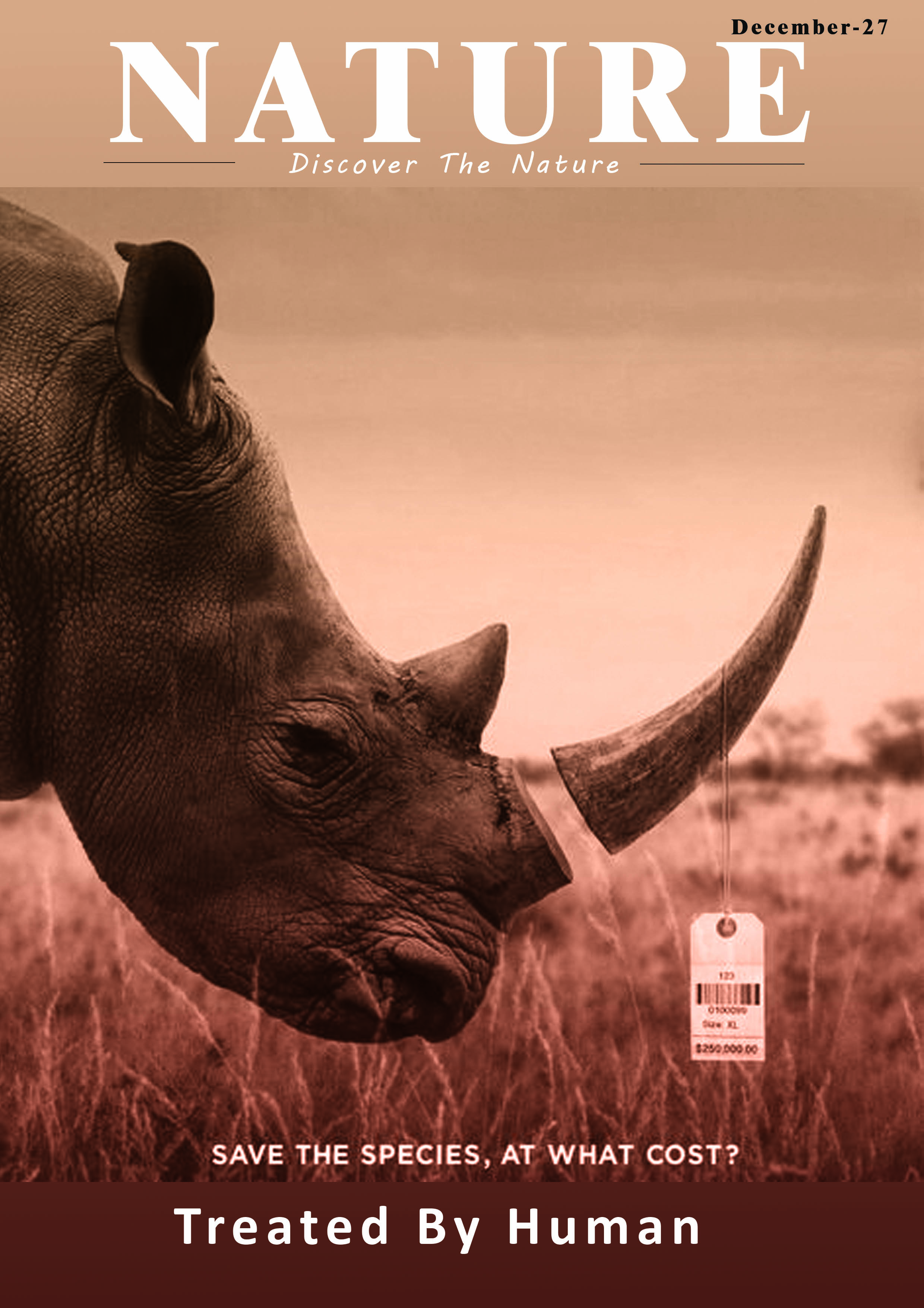 Magazine cover design