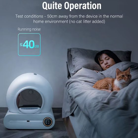 Smart Self-Cleaning Automatic Cat Litter Box Easy Clean Odour Control Toilet